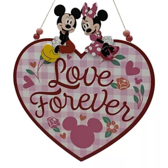 Mickey and Mini Mouse Valentine Sign - Gift Wrapped! - Picture 2 of 4